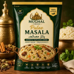 Mughal Fresh Pulao Masala – 250g Pouch | Premium Spice Blend
