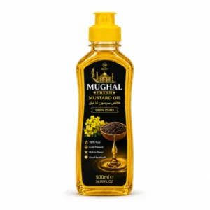 Mughal Fresh Pure Mustard Oil 500ml (half Litre) | 100% Pure & Natural Cooking Oil