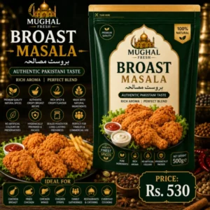 Broast Masala – 500g Pouch | Crispy Chicken Broast Spice Mix