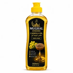 Mughal Fresh Premium Canola Oil 1000ml (1 Litre) | Pure & Healthy Cooking Oil