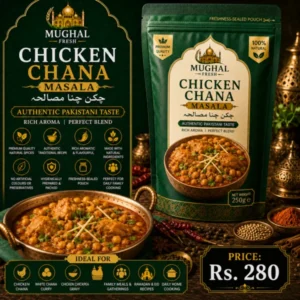 Chicken Chana Masala – 250g Pouch | Premium Pakistani Chickpea & Chicken Curry Spice Mix