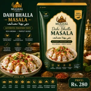 Mughal Fresh Dahi Bhalla Masala – 250g Pouch | Traditional Pakistani Chaat Spice Mix
