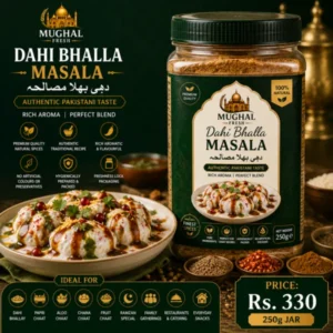 Mughal Fresh Dahi Bhalla Masala – 250g Jar | Traditional Pakistani Chaat Spice Mix
