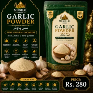 Garlic Powder – 250g Pouch | Premium Natural Garlic Seasoning Powder