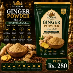 Ginger Powder – 250g Pouch | Premium Natural Ginger Powder