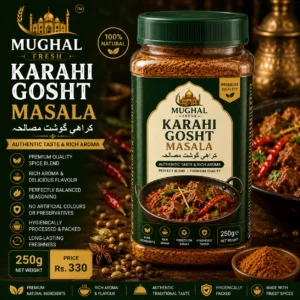 Mughal Fresh Karahi Gosht Masala – 250g Jar | Premium Spice Blend