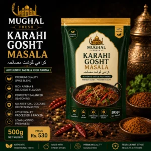 Mughal Fresh Karahi Gosht Masala – 500g Pouch | Premium Spice Blend