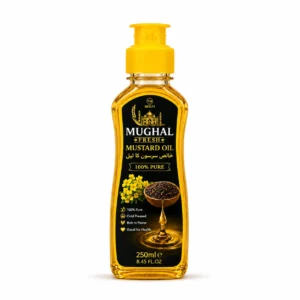 Mughal Fresh Pure Mustard Oil 250ml | 100% Pure & Natural Cooking Oil