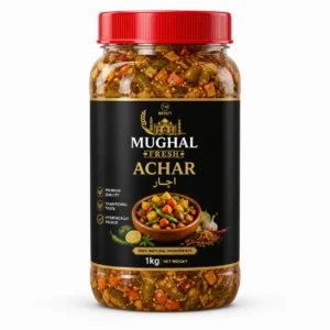 Mughal Fresh Mixed Pickle (Achar) – 1 KG | Traditional Taste | 100% Natural