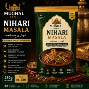 Mughal Fresh Nihari Masala – 250g Pouch | Premium Spice Blend