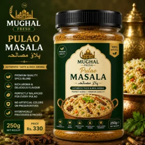 Mughal Fresh Pulao Masala – 250g Jar | Premium Spice Blend