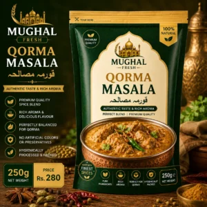 Mughal Fresh Qorma Masala – 250g Pouch | Premium Spice Blend