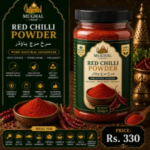 Red Chilli Powder – 250g Jar | Premium Natural Red Chilli Powder