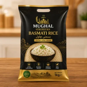 Mughal Premium Basmati Rice – 1 KG | Extra Long Grain | 100% Pure