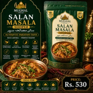 Salan Masala Sooper – 500g Pouch | Premium Pakistani Curry Spice Mix