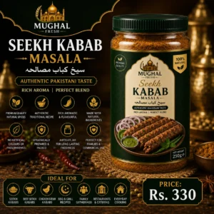 Seekh Kabab Masala – 250g Jar | Premium Pakistani BBQ Spice Blend