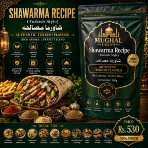 Shawarma Recipe (Turkish Style) – 500g Pouch | Premium Turkish-Style Shawarma Spice Mix