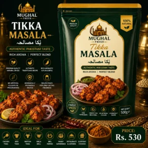 Mughal Fresh Tikka Masala – 500g Pouch | Traditional Pakistani BBQ Spice Mix