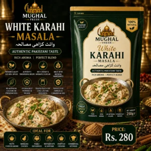 White Karahi Masala – 250g Pouch | Traditional Pakistani White Karahi Spice Mix
